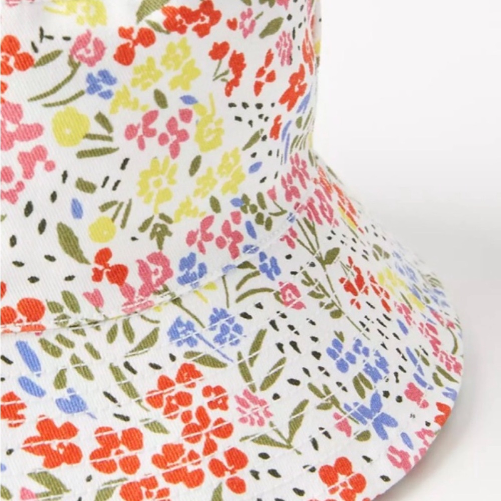 LOFT Floral Bucket Hat. One size. NWOT. - Picture 4 of 5